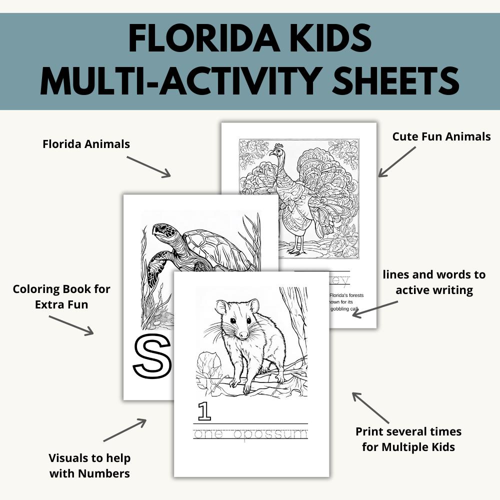 Florida ABCs Coloring Book