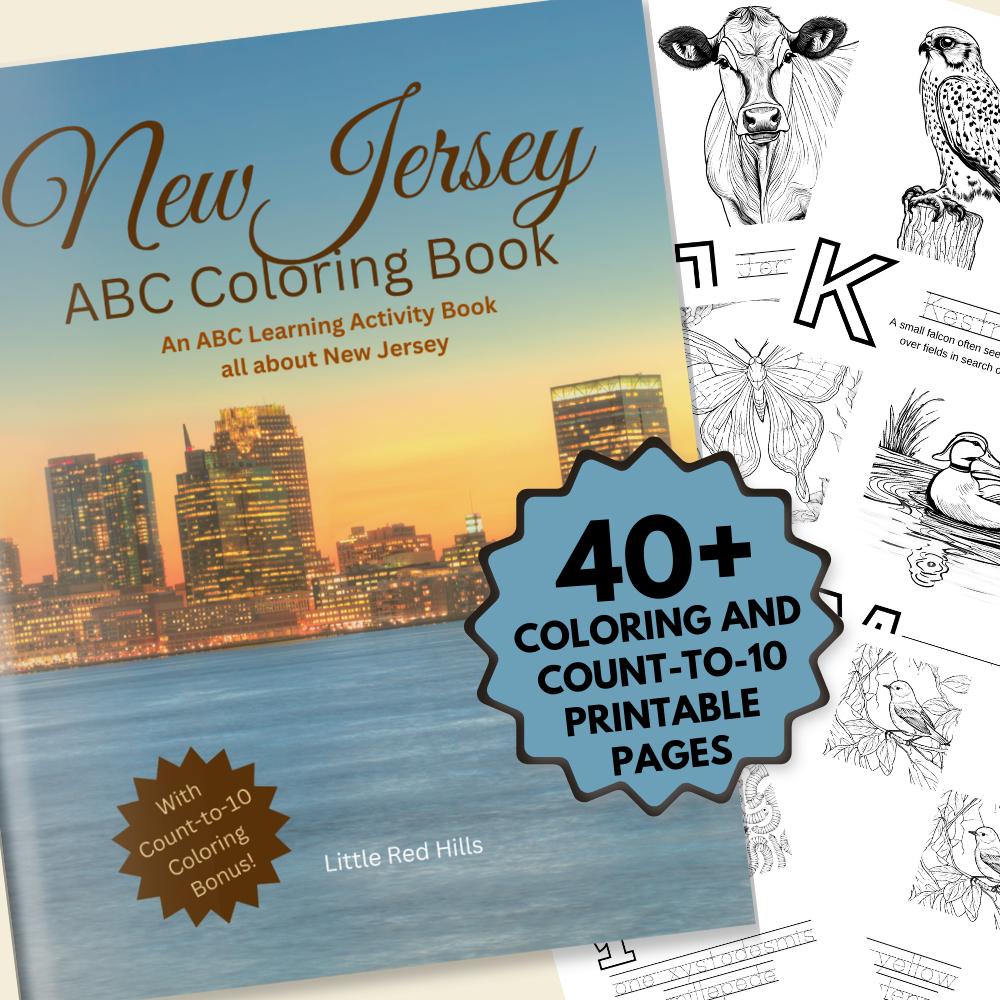 New Jersey ABCs Coloring Book