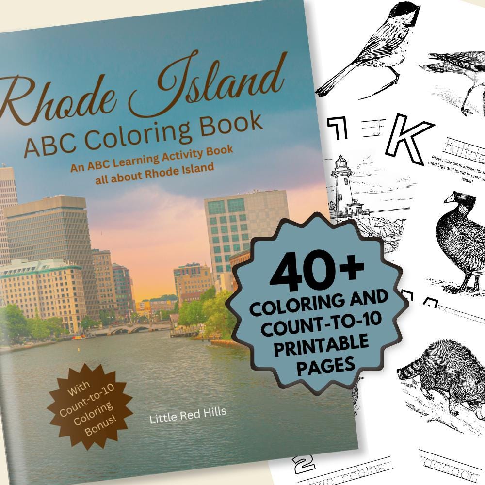 Rhode Island ABCs Coloring Book