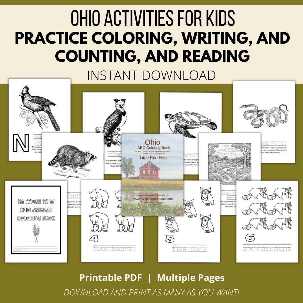 Ohio ABC Coloring Book