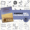 Kansas ABCs Coloring Book