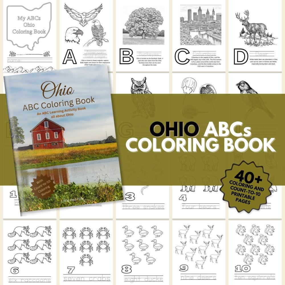 Ohio ABC Coloring Book