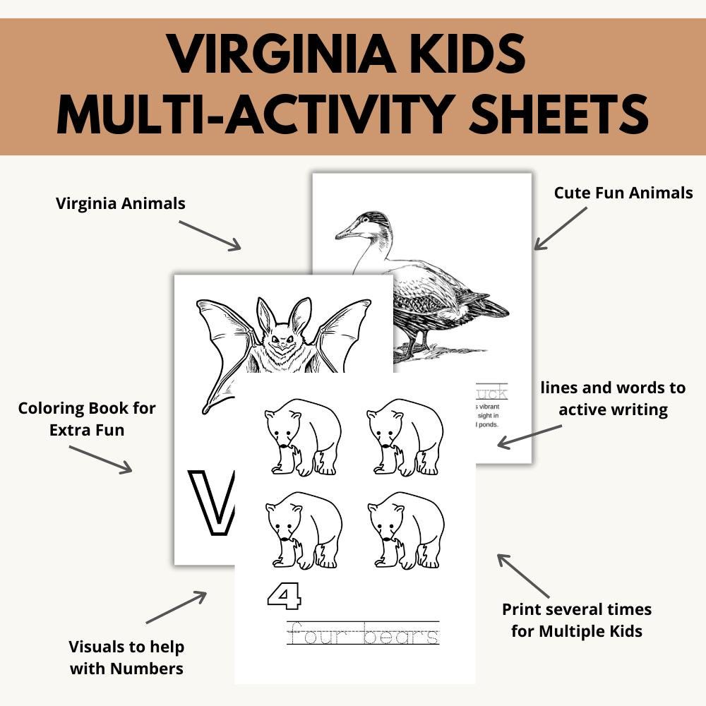 Virginia ABCs Coloring Book