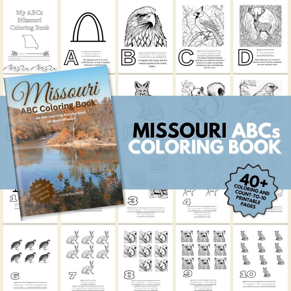 Missouri ABCs Coloring Book
