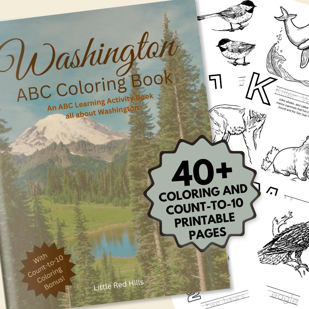 Washington ABCs Coloring Book