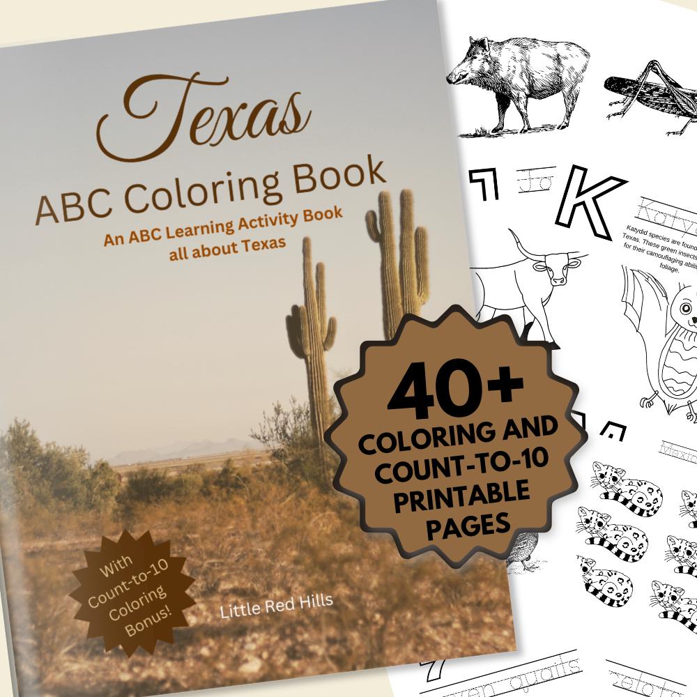 Texas ABCs Coloring Book