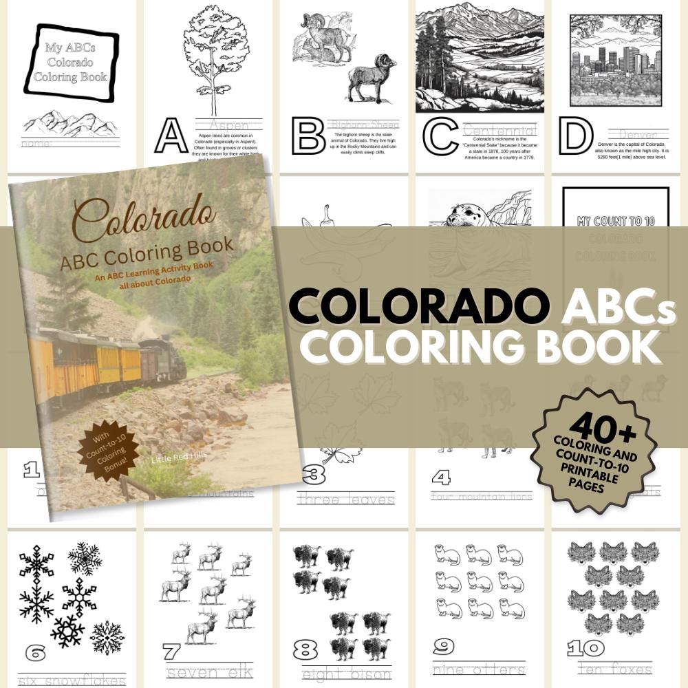 Colorado ABCs Coloring Book