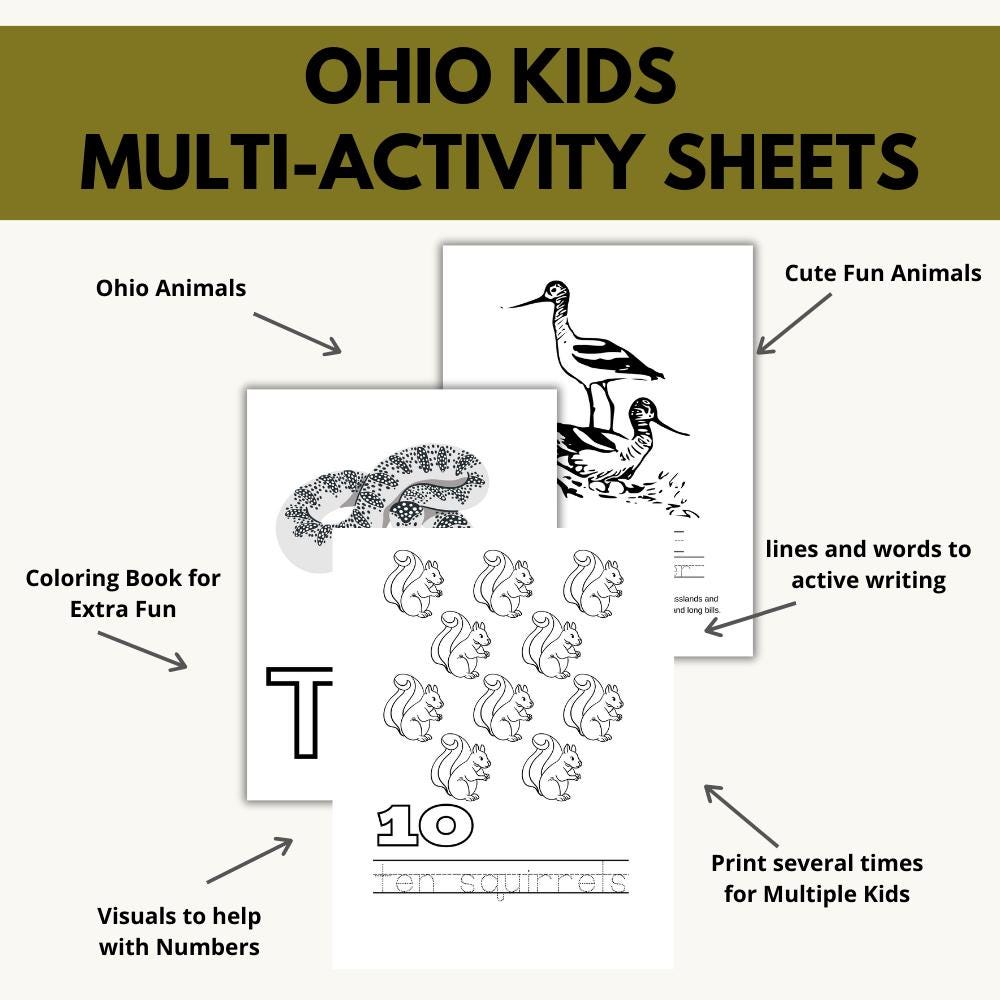 Ohio ABC Coloring Book