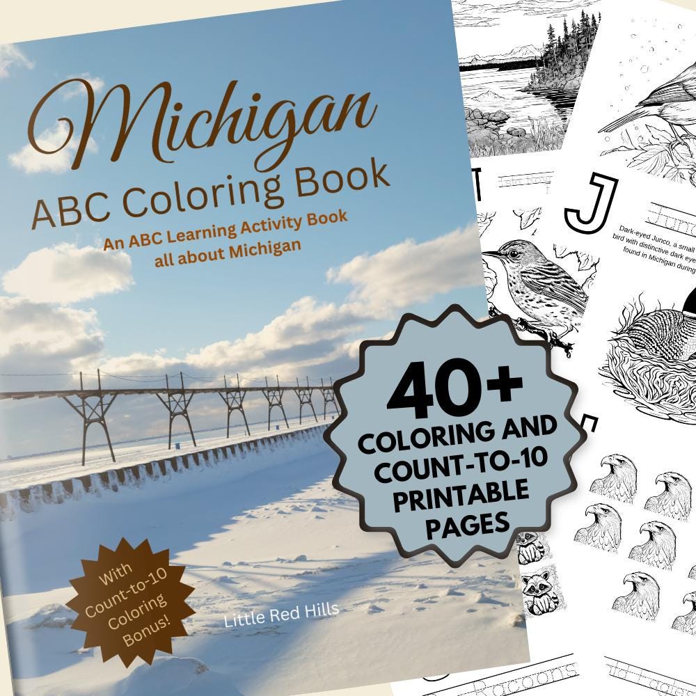 Michigan ABCs Coloring Book