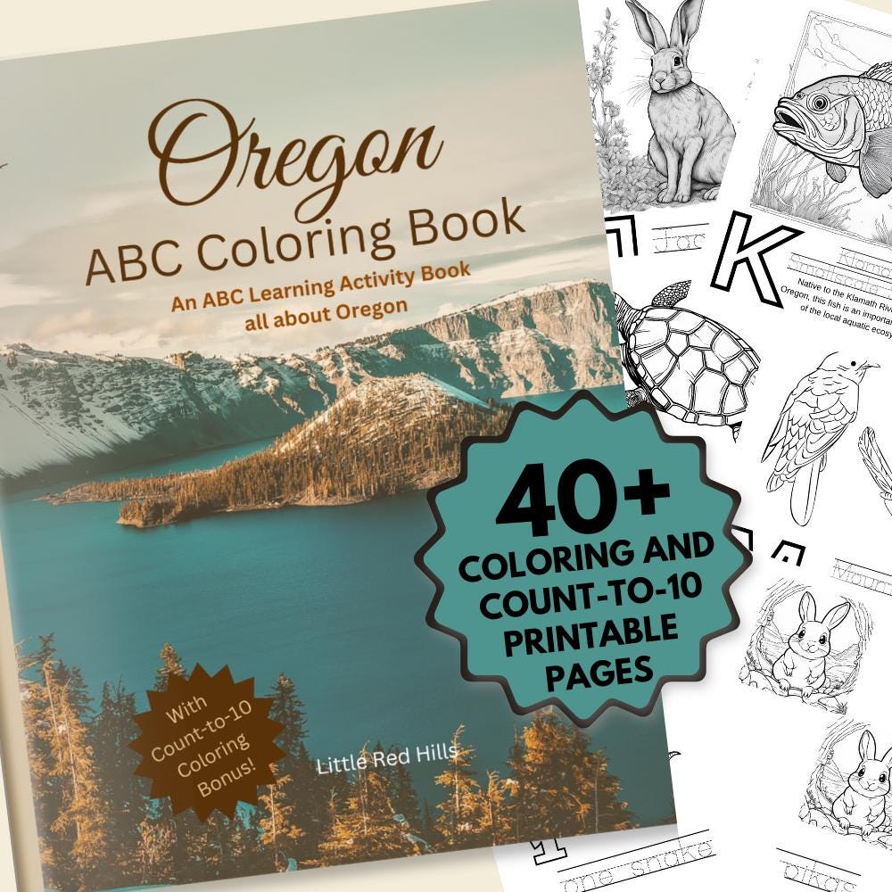 Oregon ABCs Coloring Book