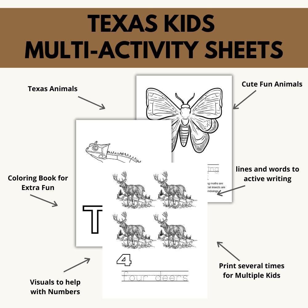 Texas ABCs Coloring Book