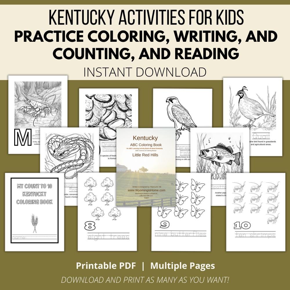 My Kentucky ABCs Coloring Book