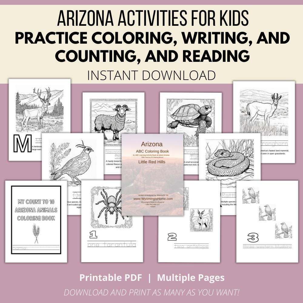 Arizona ABCs Coloring Book