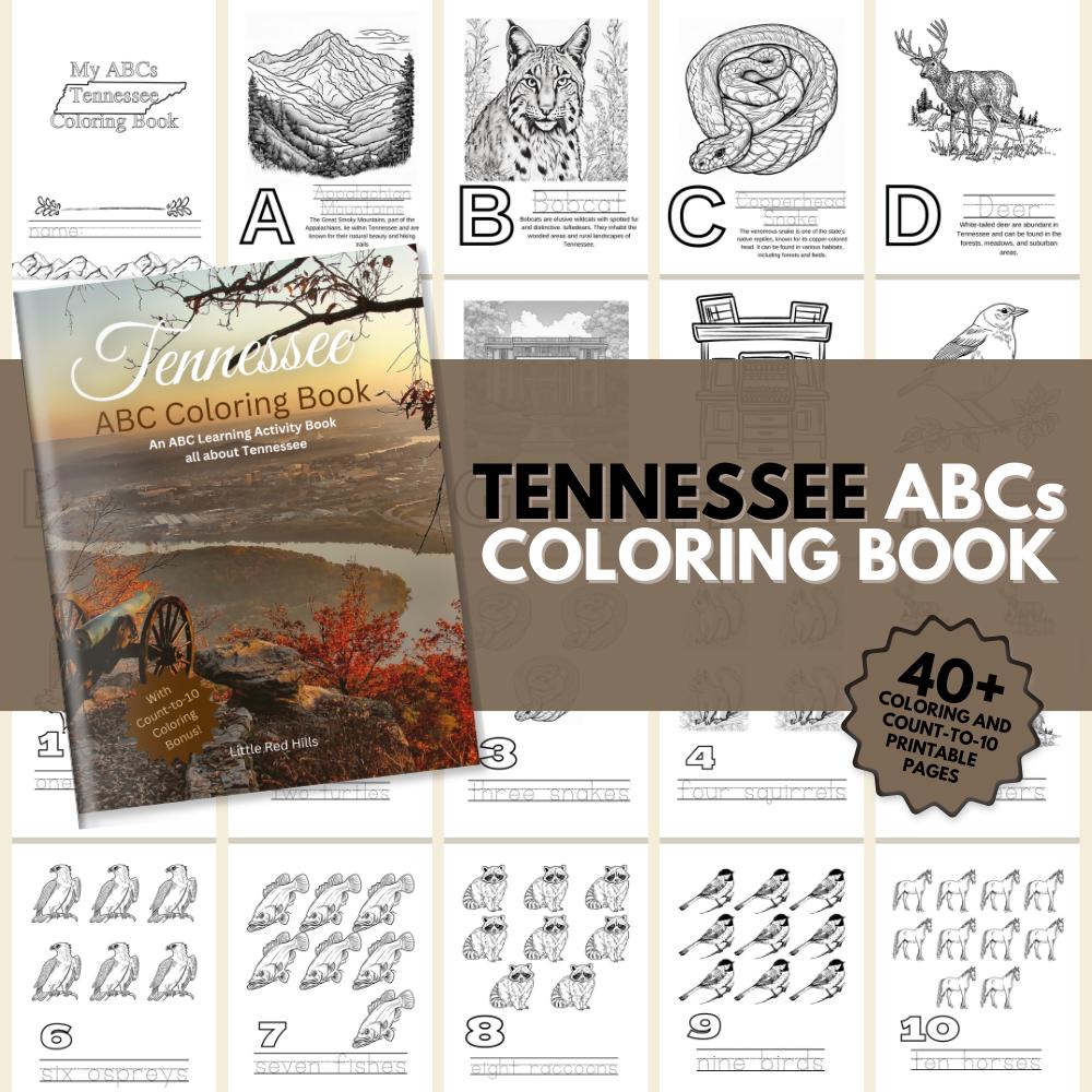 Tennessee ABC Coloring Book