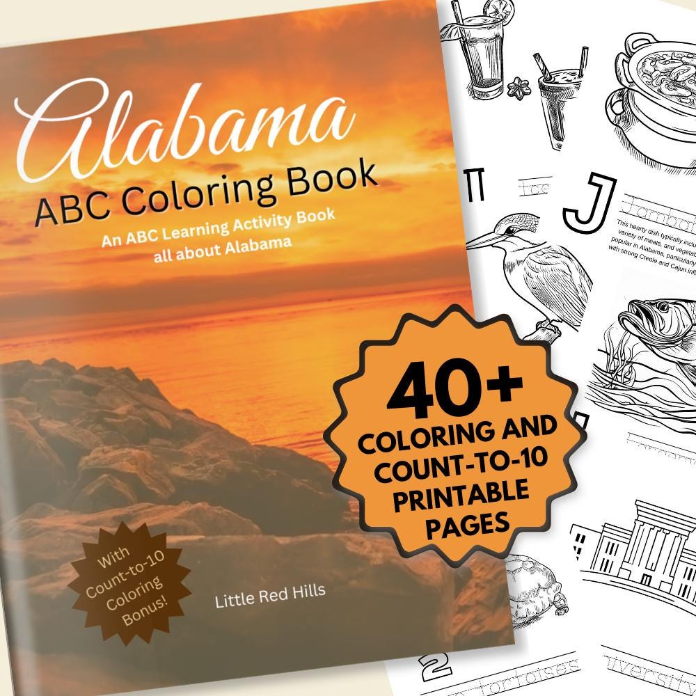 Alabama ABCs Coloring Book