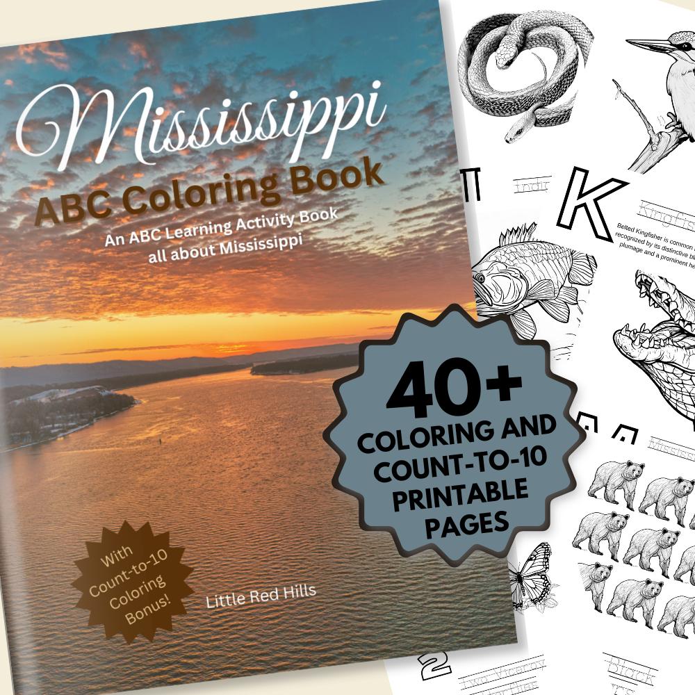 Mississippi ABCs Coloring Book