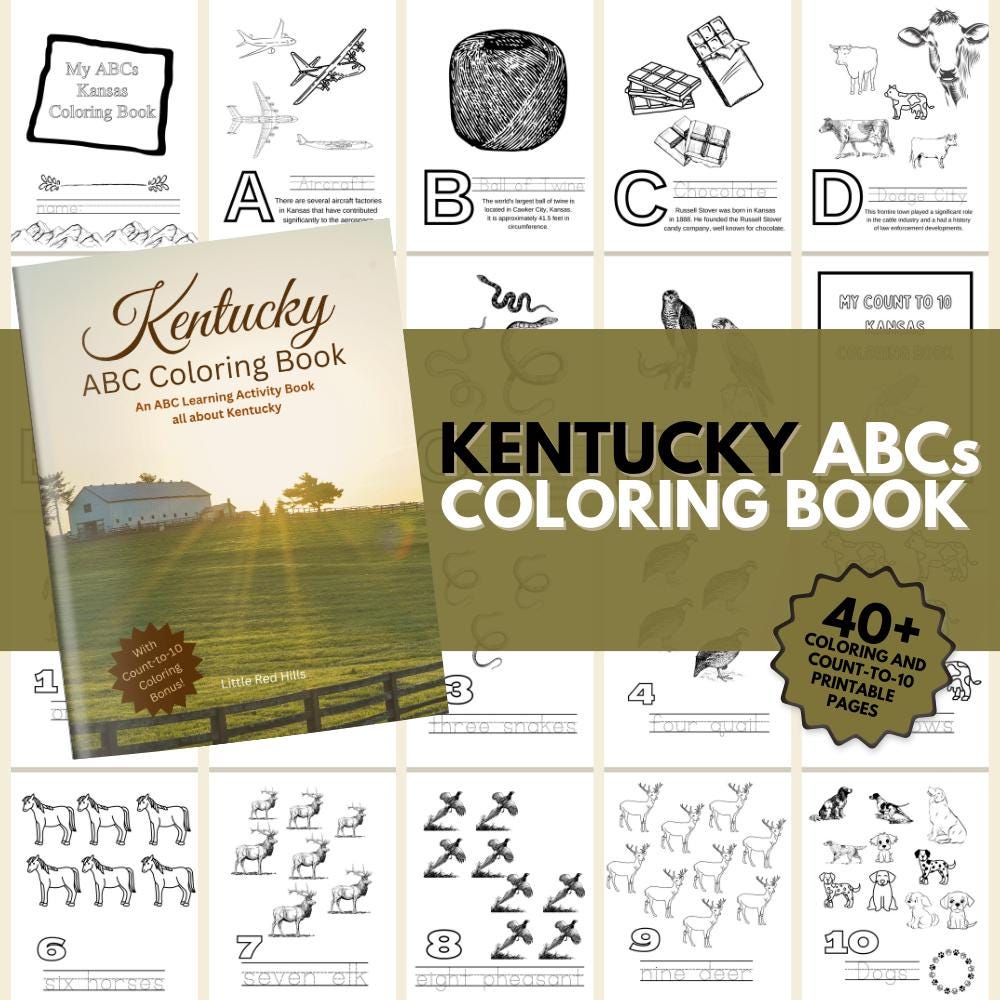 My Kentucky ABCs Coloring Book