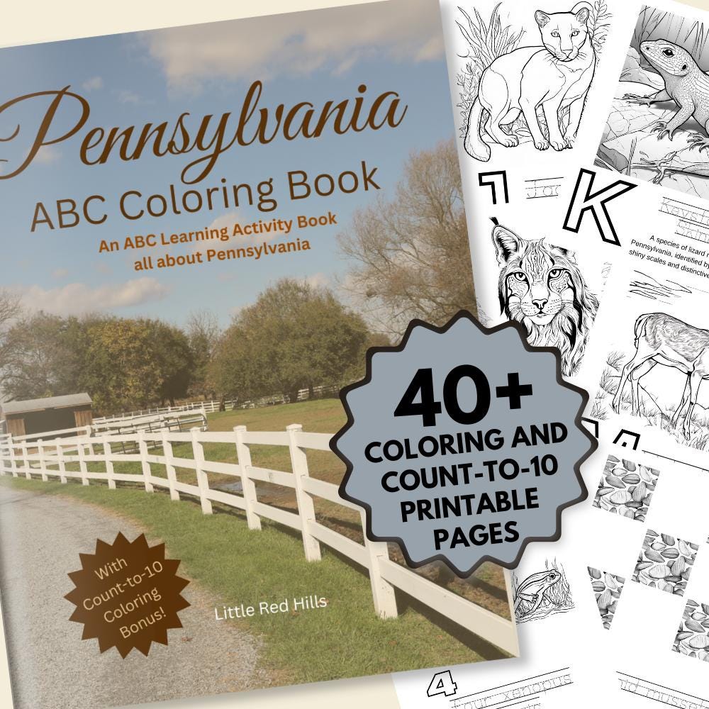 Pennsylvania ABCs Coloring Book
