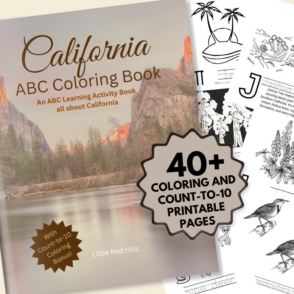 California ABCs Coloring Book
