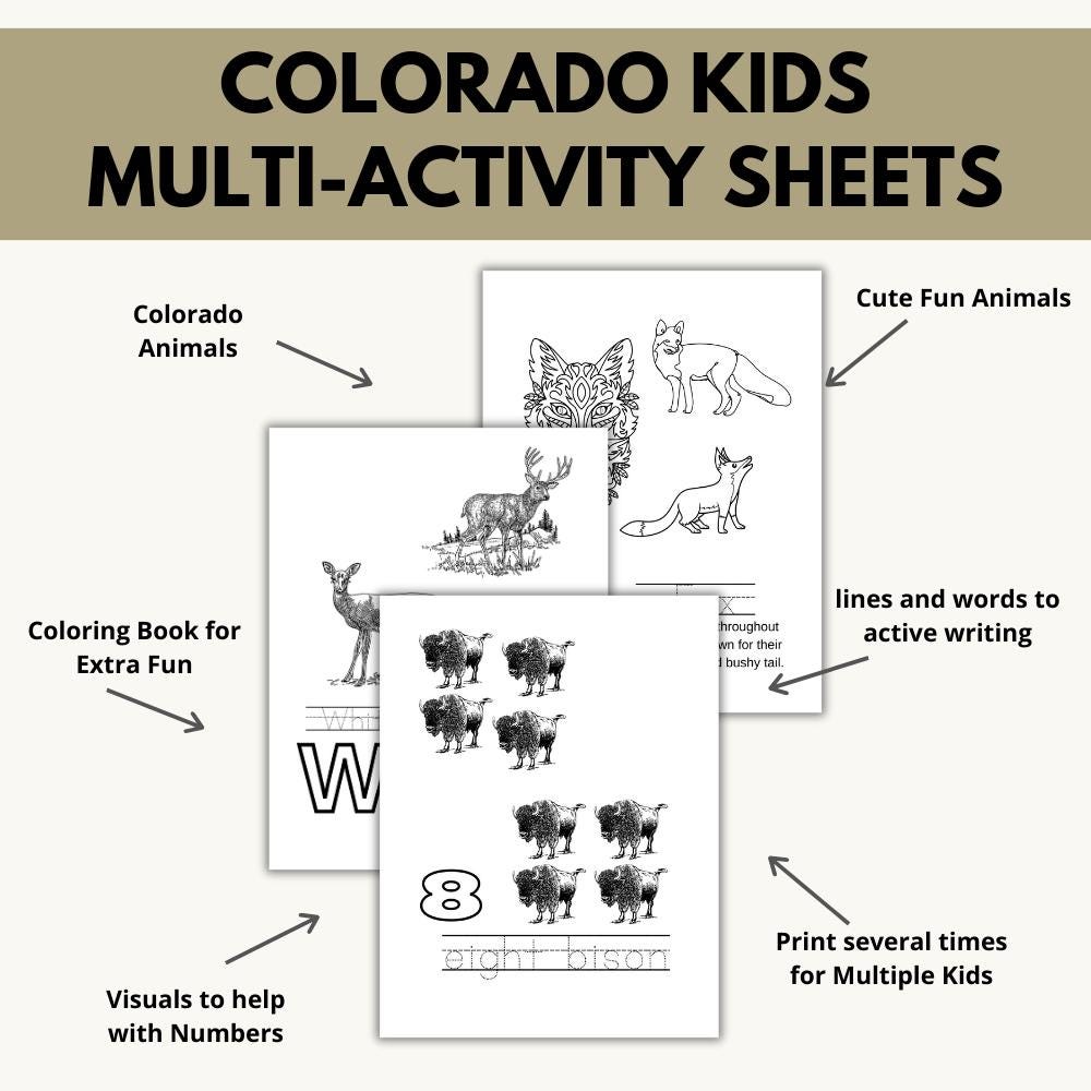 Colorado ABCs Coloring Book