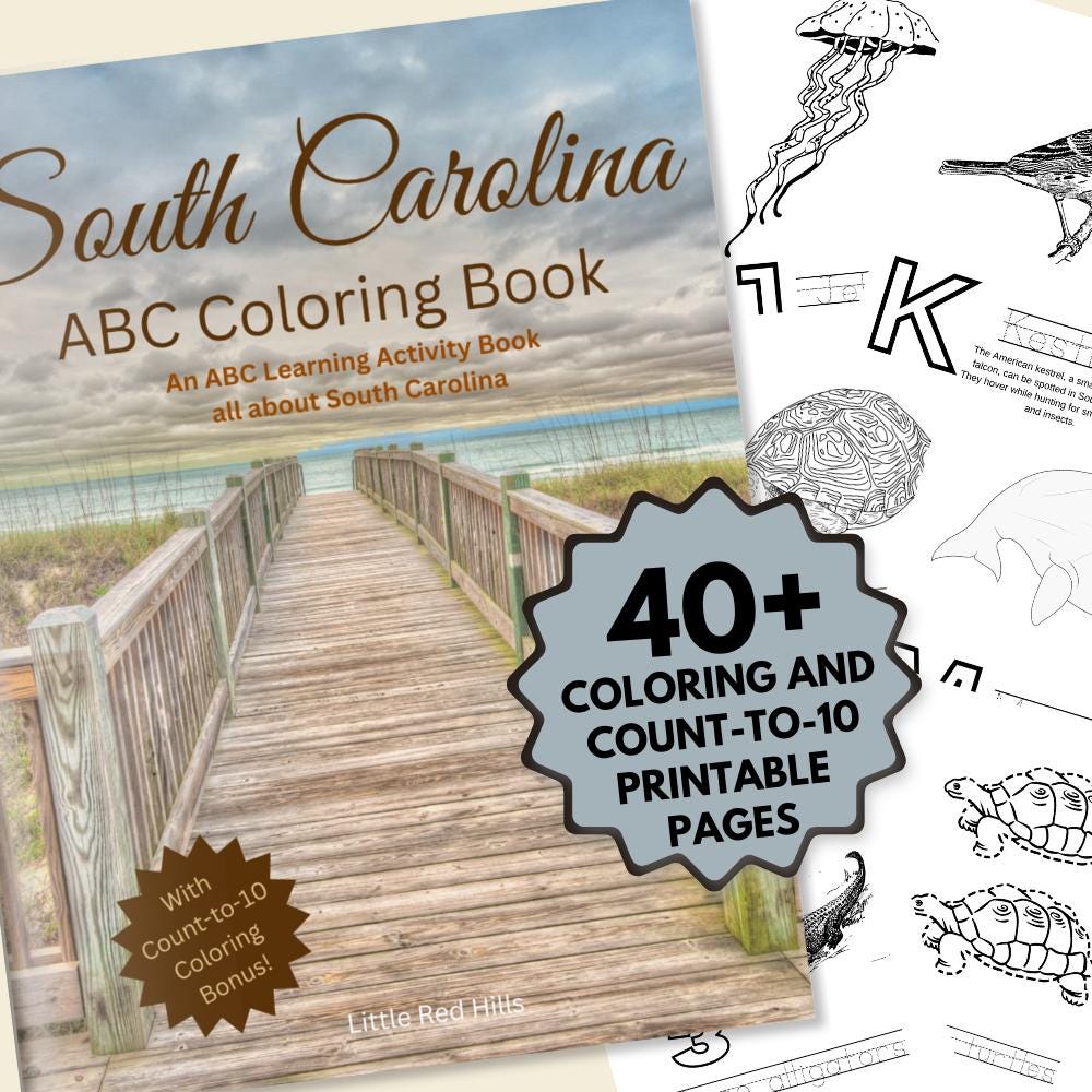 South Carolina ABCs Coloring Book