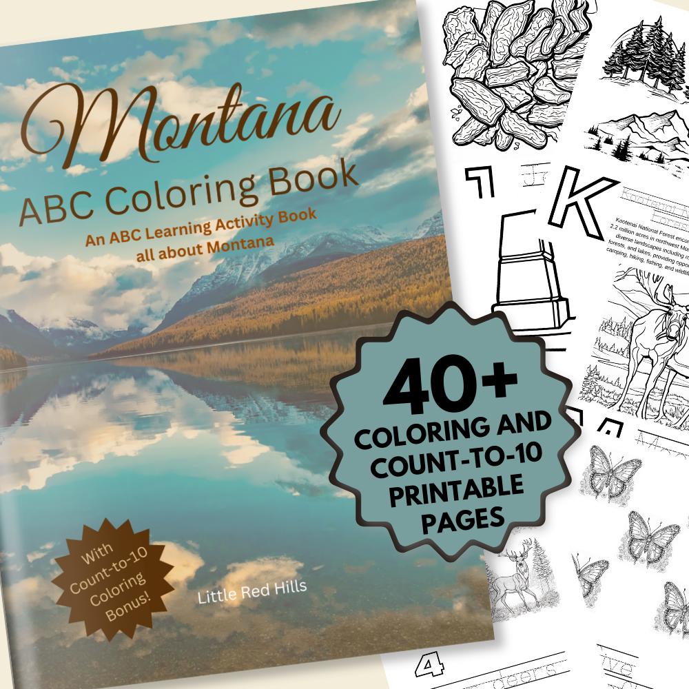 Montana ABC Coloring Book