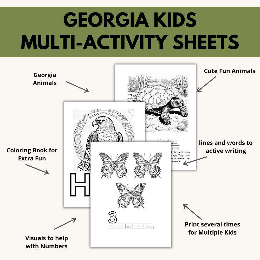 Georgia ABCs Coloring Book