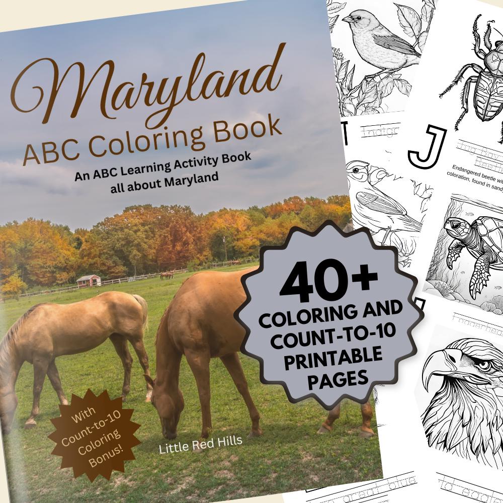 Maryland ABCs Coloring Book