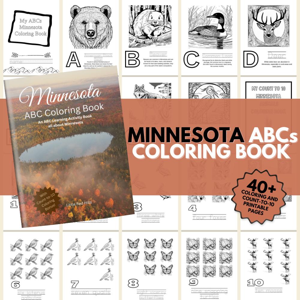 Minnesota ABCs Coloring Book