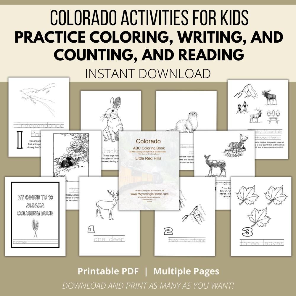 Colorado ABCs Coloring Book