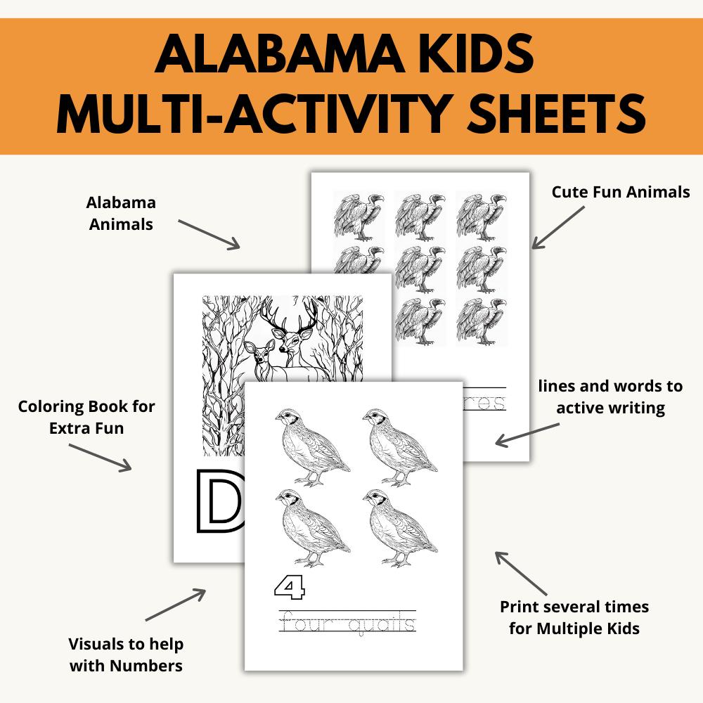 Alabama ABCs Coloring Book