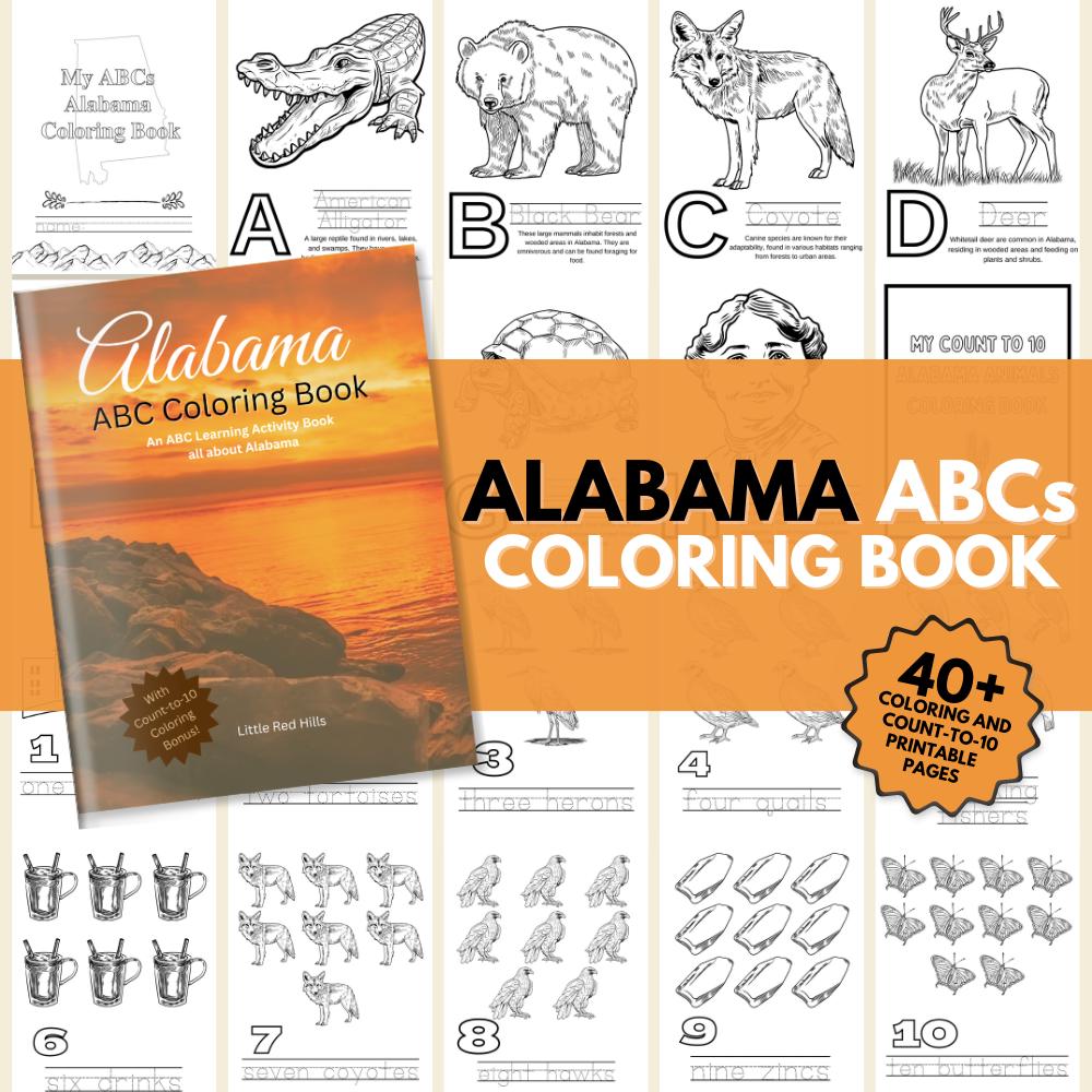 Alabama ABCs Coloring Book