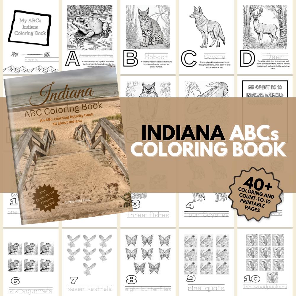 Indiana ABCs Coloring Book