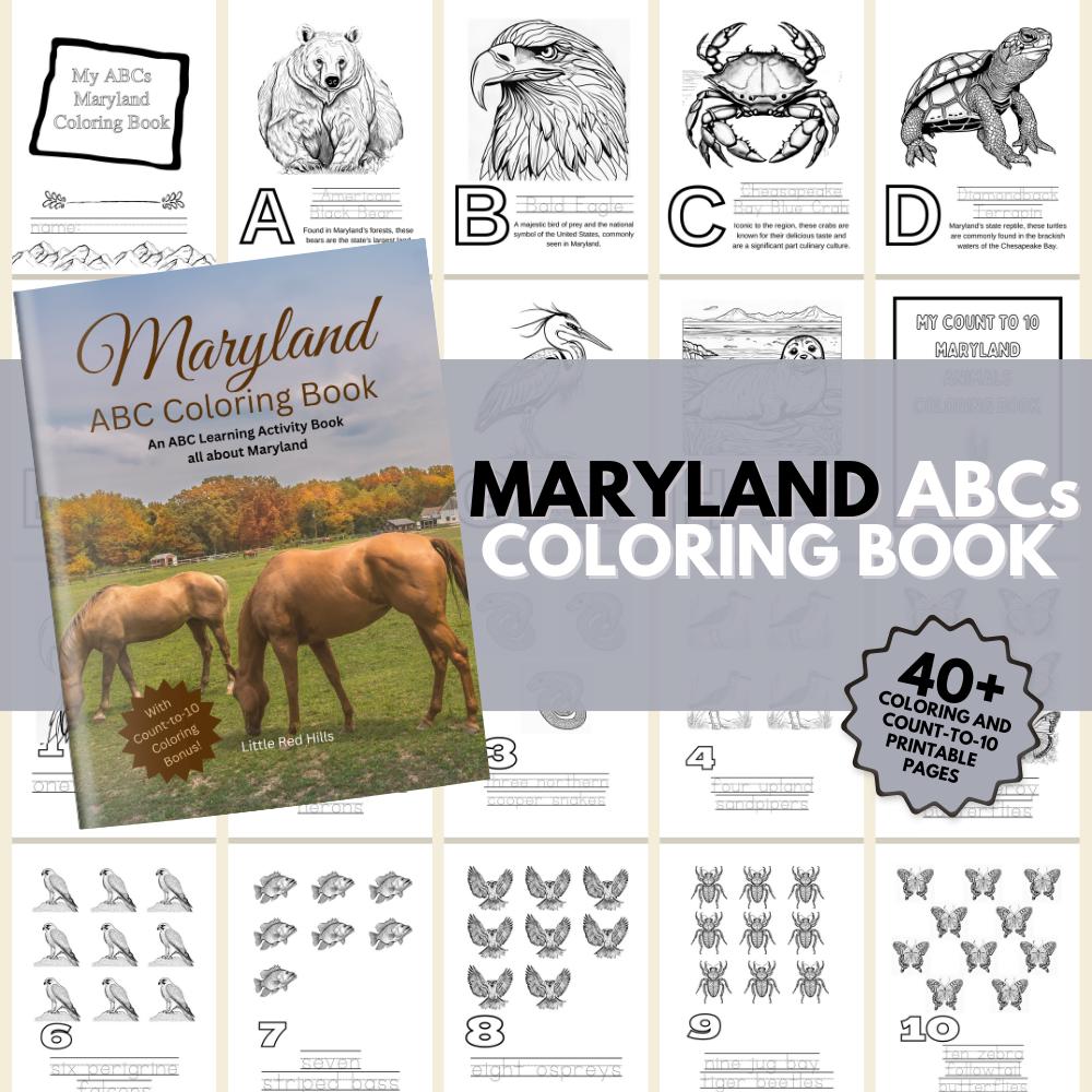 Maryland ABCs Coloring Book