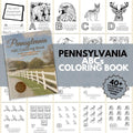 Pennsylvania ABCs Coloring Book