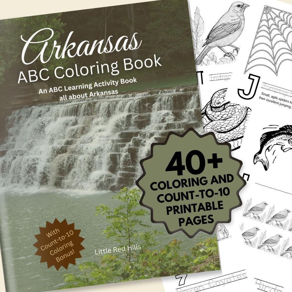 Arkansas ABCs Coloring Book
