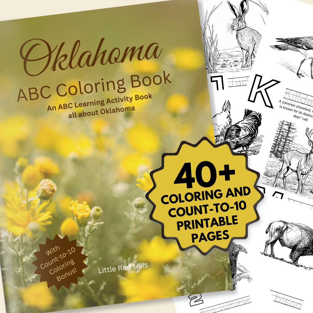 Oklahoma ABCs Coloring Book