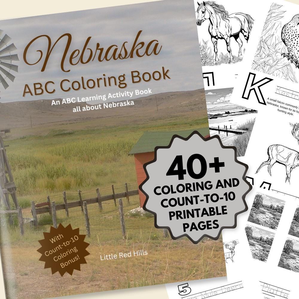 Nebraska ABCs Coloring Book