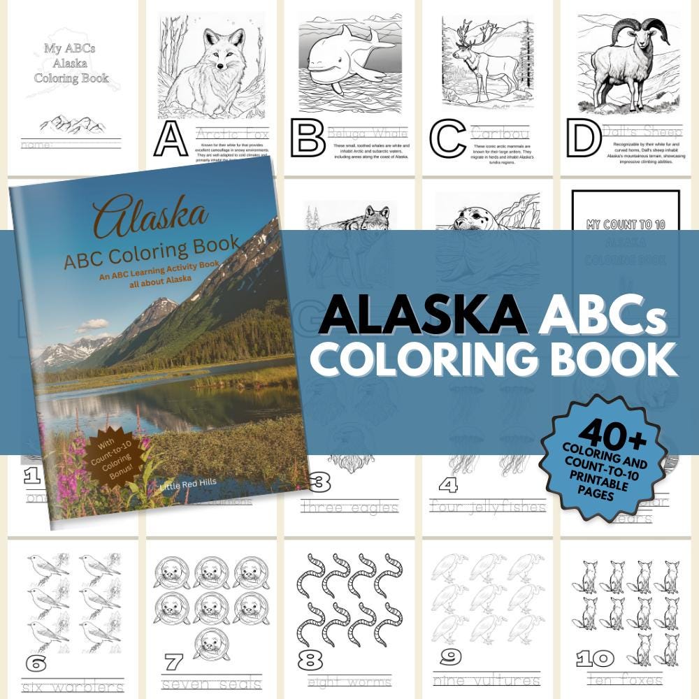 Alaska ABCs Coloring Book