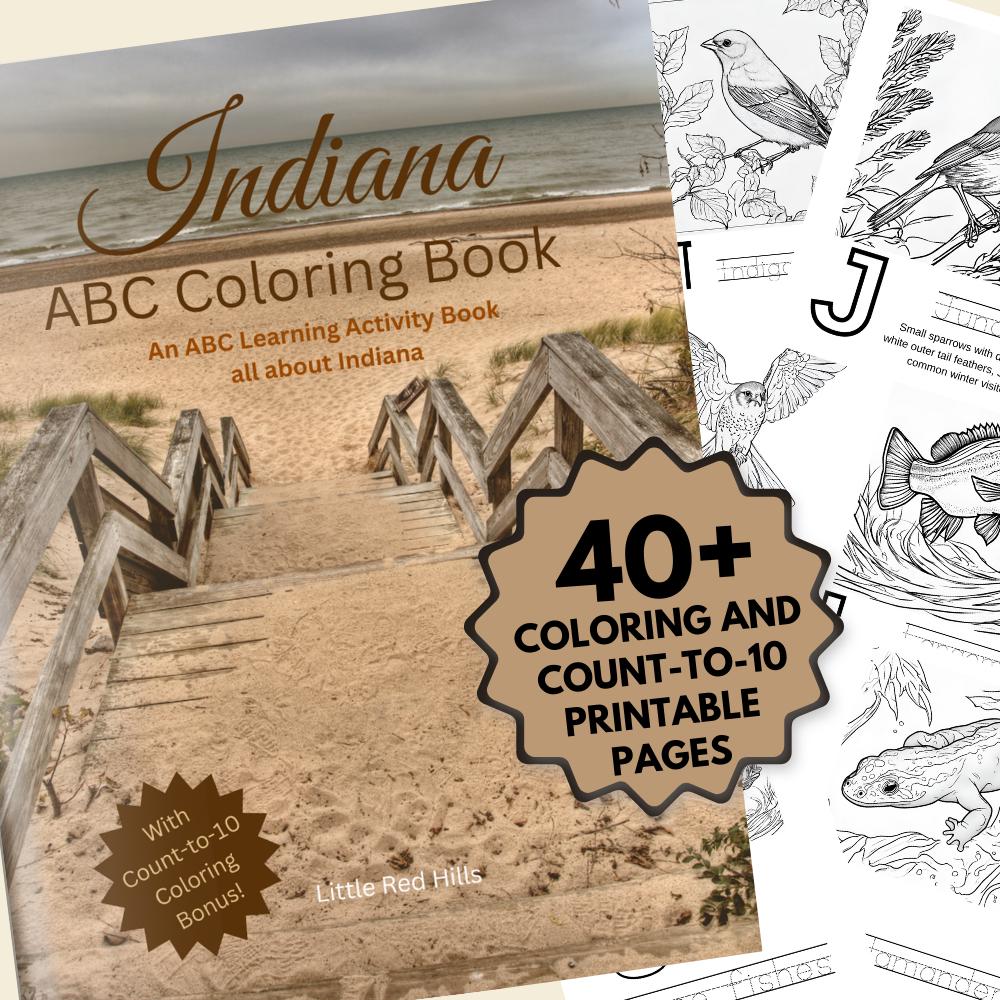 Indiana ABCs Coloring Book