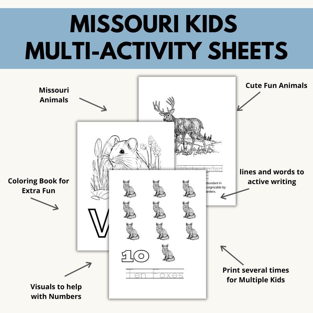 Missouri ABCs Coloring Book