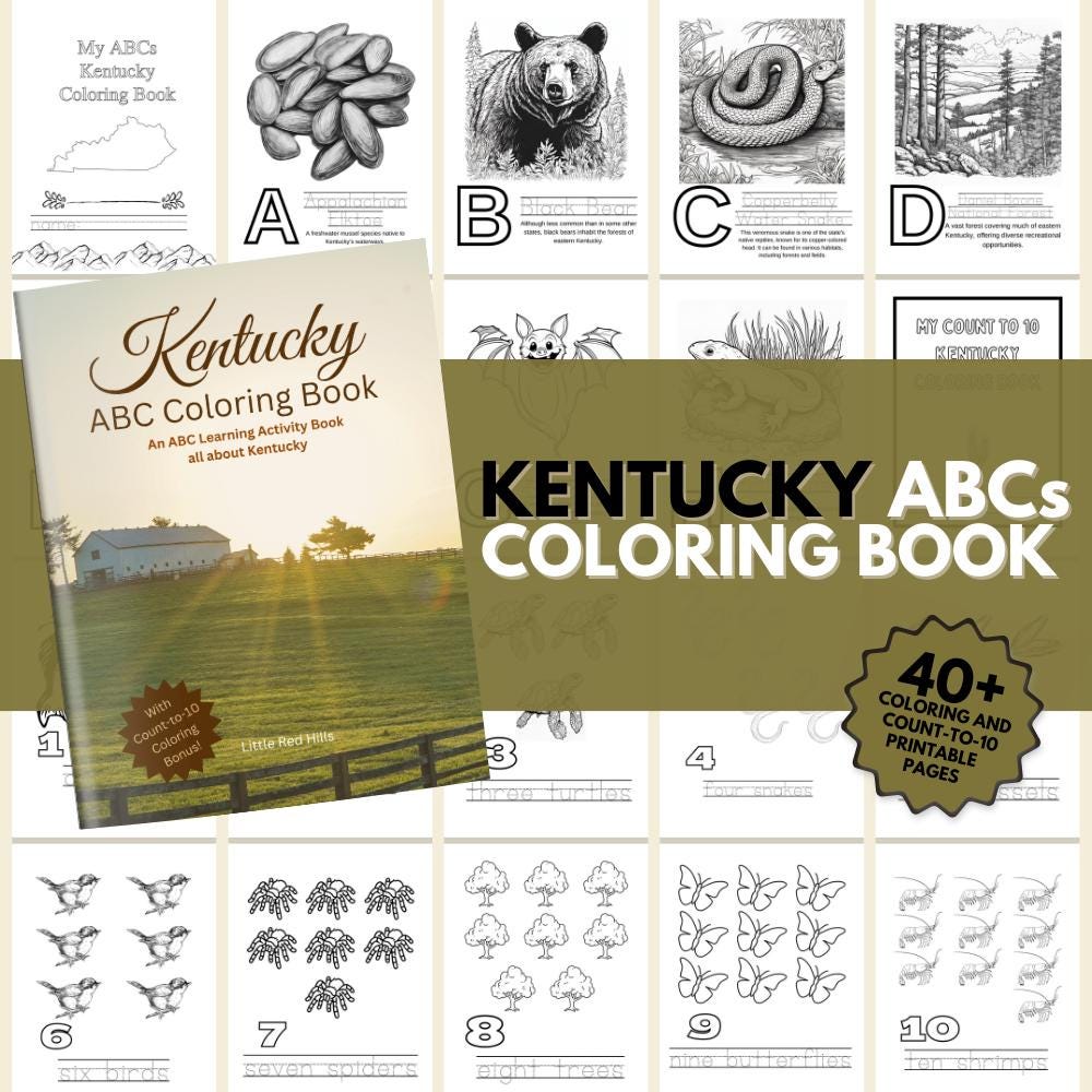 My Kentucky ABCs Coloring Book