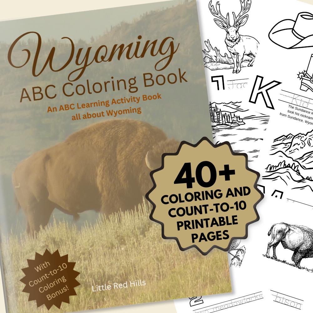 Wyoming ABC Coloring Book