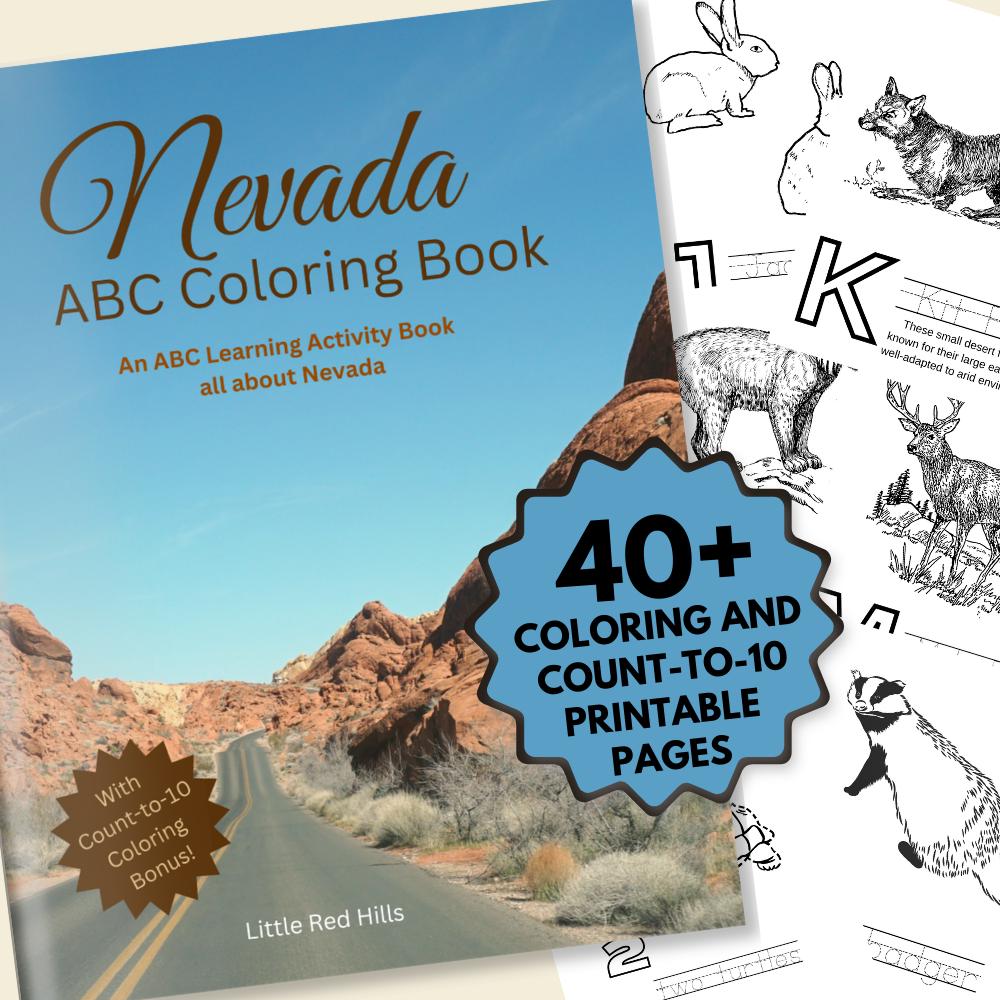 Nevada ABCs Coloring Book
